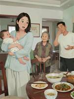 婆家不給我留飯？我全村要飯吃